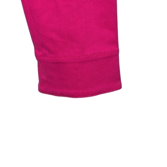 ZARA Women's Valentine High Rise Skinny Zip Denim Jeans Fuschia Pink Size Small - Picture 3 of 12